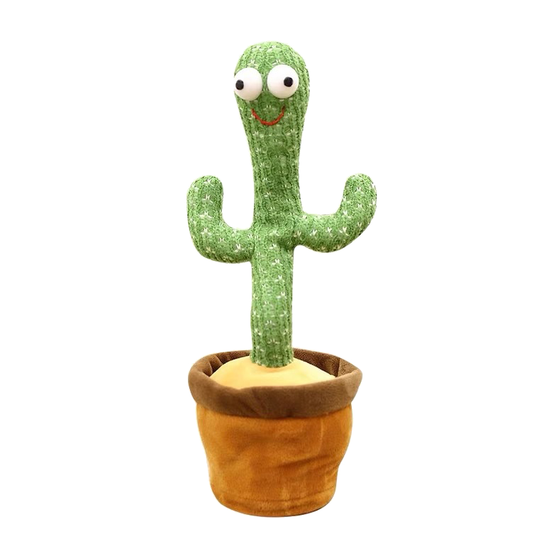 AI Interactive Cactus Toy: Engage in Humorous Conversations for Stress Relief & Learning